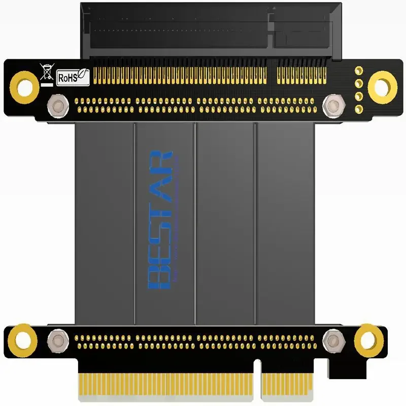 كابل تمديد Riser PCI-E 3.0 X8 إلى Pci-e 8 8x PCIe Riser CARD Expresscard 1U 2U كابل موسع للخدمات 20 سم 100 سم Gen3 64Gpbs