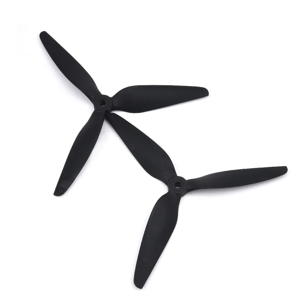 2/4/6 Pairs HQProp 8x4.5x3 8045 8inch CW CCW 3 blade/tri-blade Black-Glass Fiber Reinforced Nylon Propeller FPV Prop