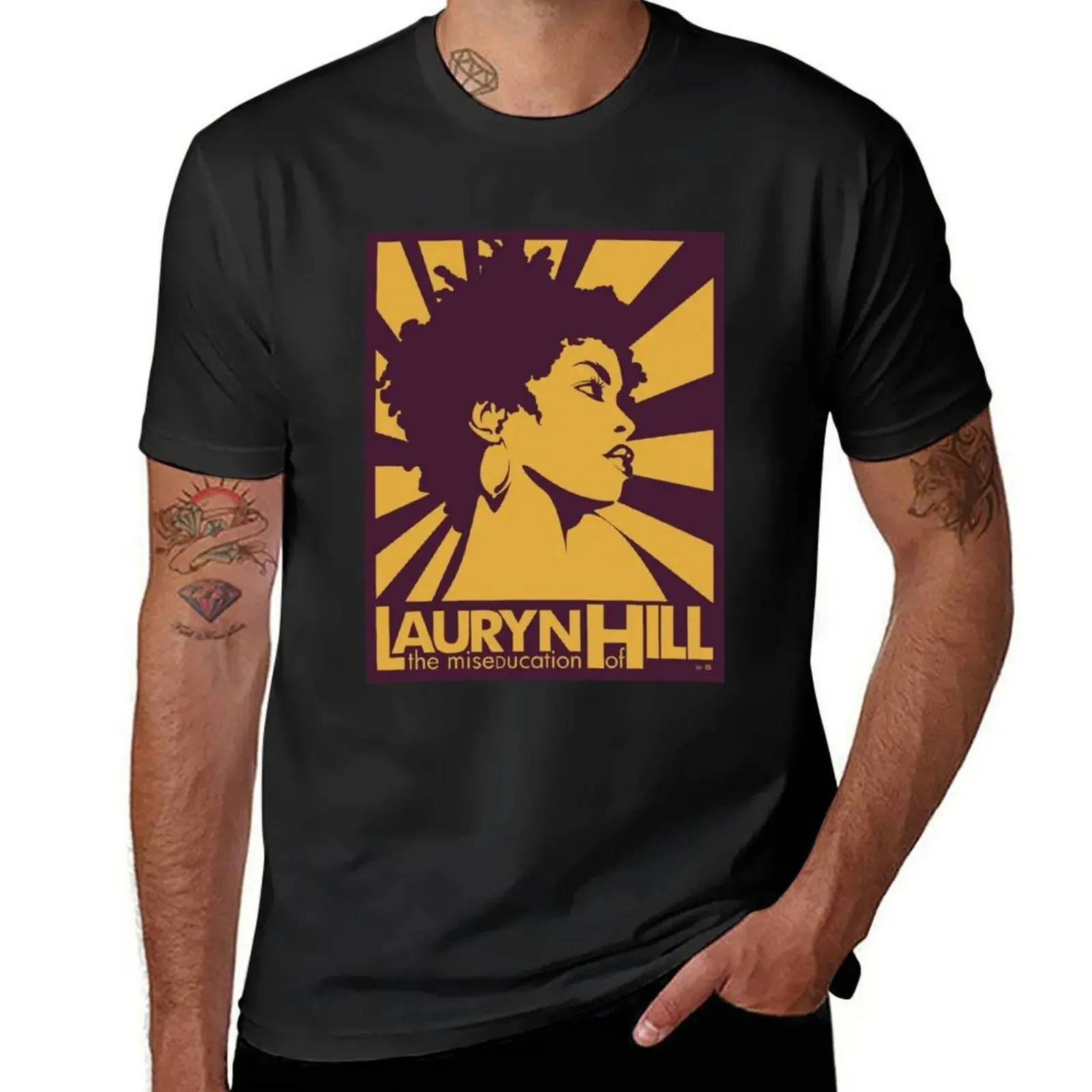 lauryn hill T-Shirt quick-drying kawaii clothes summer top anime mens workout shirts