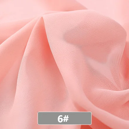 Soft Chiffon Tulle Fabric Georgette Fabric for Dress,Shirts,Curtain,Wedding Decor White,Pink,Blue,Red,Green,Purple by the yard