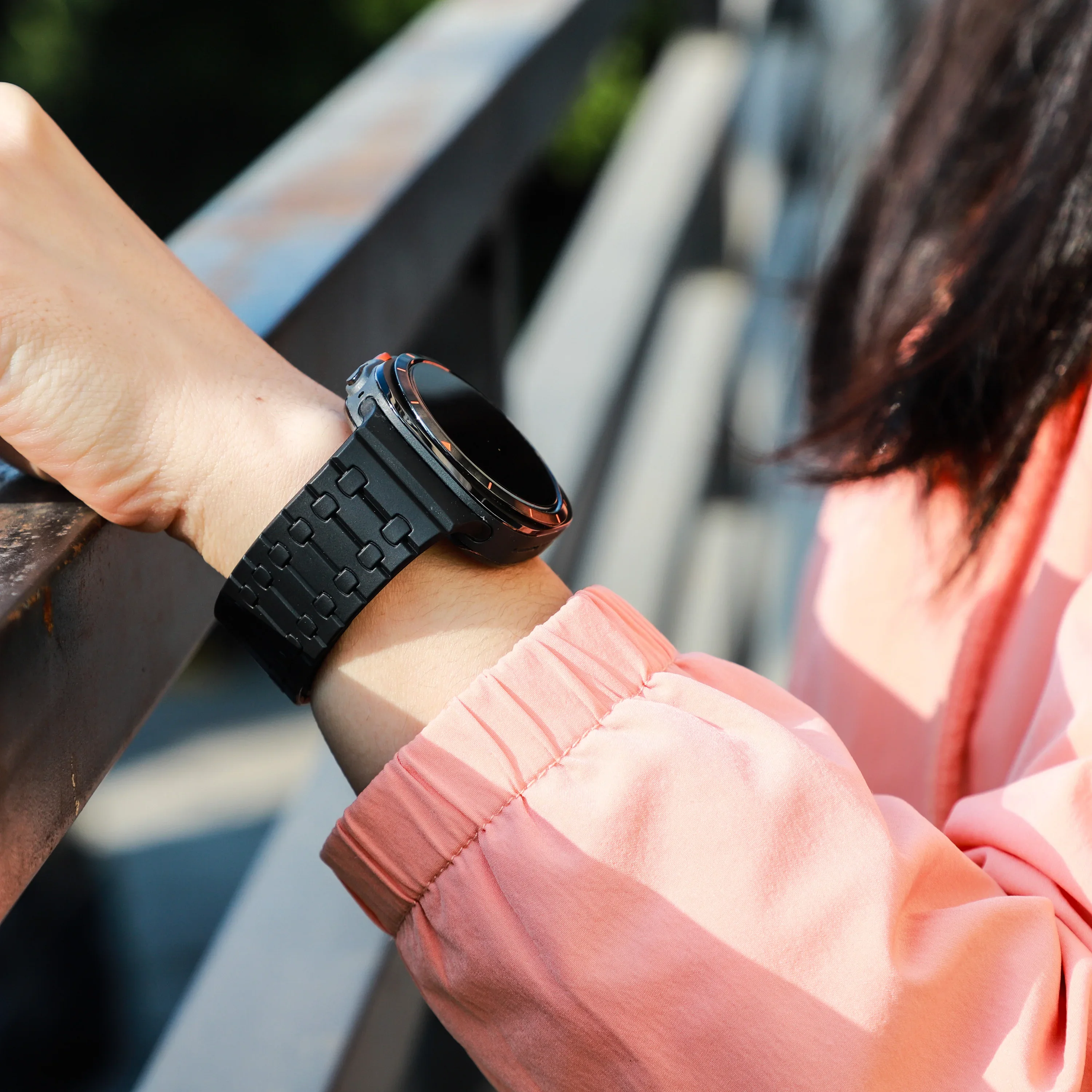 Sport-Silikonarmband für Samsung Galaxy Watch Ultra 2025, 47 mm, keine Lücken, magnetisches Armband für Galaxy Watch Ultra-Armband