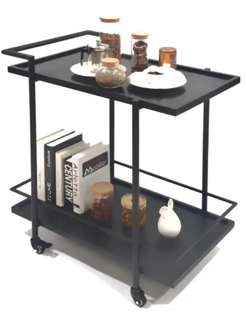 

Salon Bookshelf Nordic Bedroom Trolley Drawing Bedside Room Sofa Side Tea Salon Trolley Carrito Auxiliar Beauty Furniture HYST