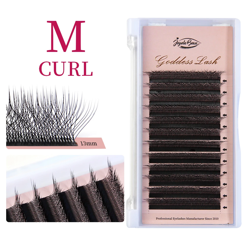 Goddess W3D 4D 5D M Curl Eyelash Extension W Style Faux Mink Natural Soft Bloom Lash Premade Fans Volume Eyelash