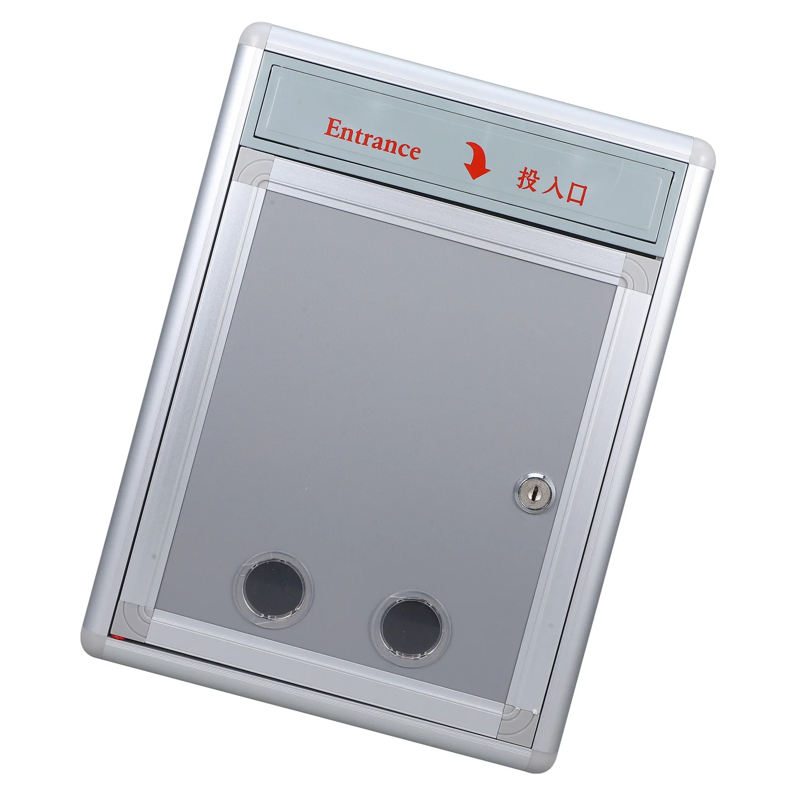 

Wall Mount Mailbox Lockable Stainless Steel Aluminum Alloy Letter Storage Box For Home Office Outdoor Suggestion Donation