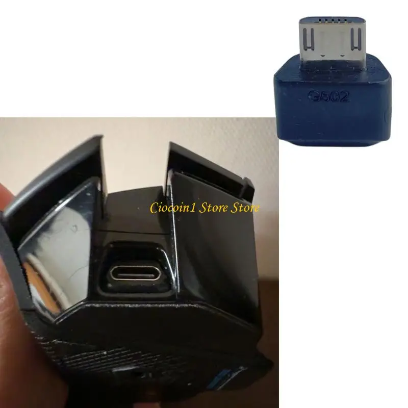 Micros USB-auf-Typ-C-Adapter, Ersatz für G502 kabellose Maus, einfache Reparatur, Kunststoff, Metallkonstruktion – Detail 8