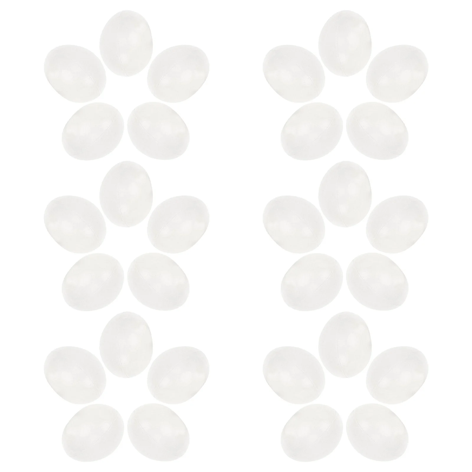 Oeufs en plastique colorés, 30 pièces, projet d'art, activité d'apprentissage pour enfants, artisanat pour décoration de Festival, accessoires de photographie