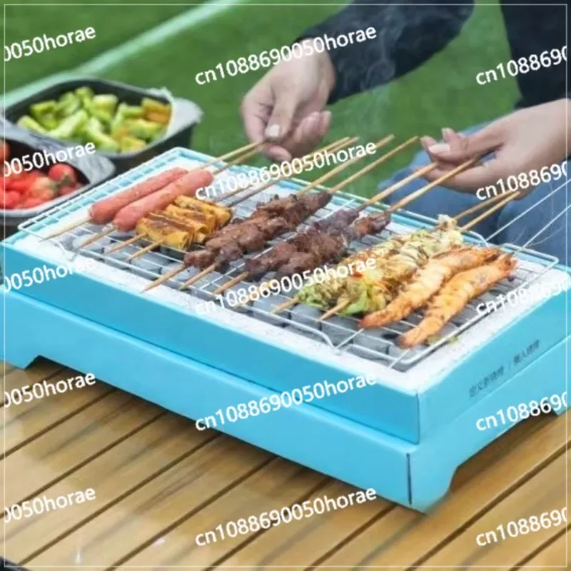 Disposable BBQ Grill Closed Tea Cooking Home Indoor Charcoal Outdoor Small Grill