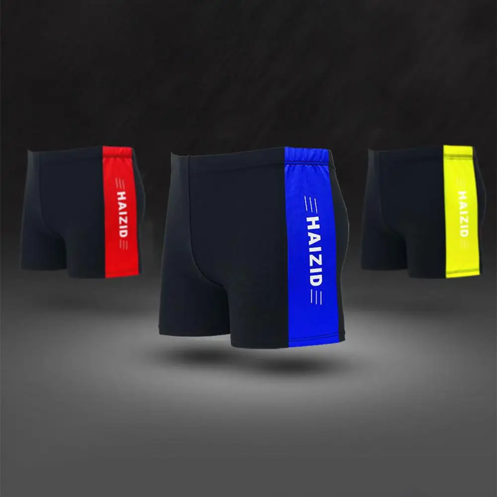 Men Shark Skin Water Repellent Professional Competitive Swimming Trunks Swimsuit Pant Racing Briefs L-5XL