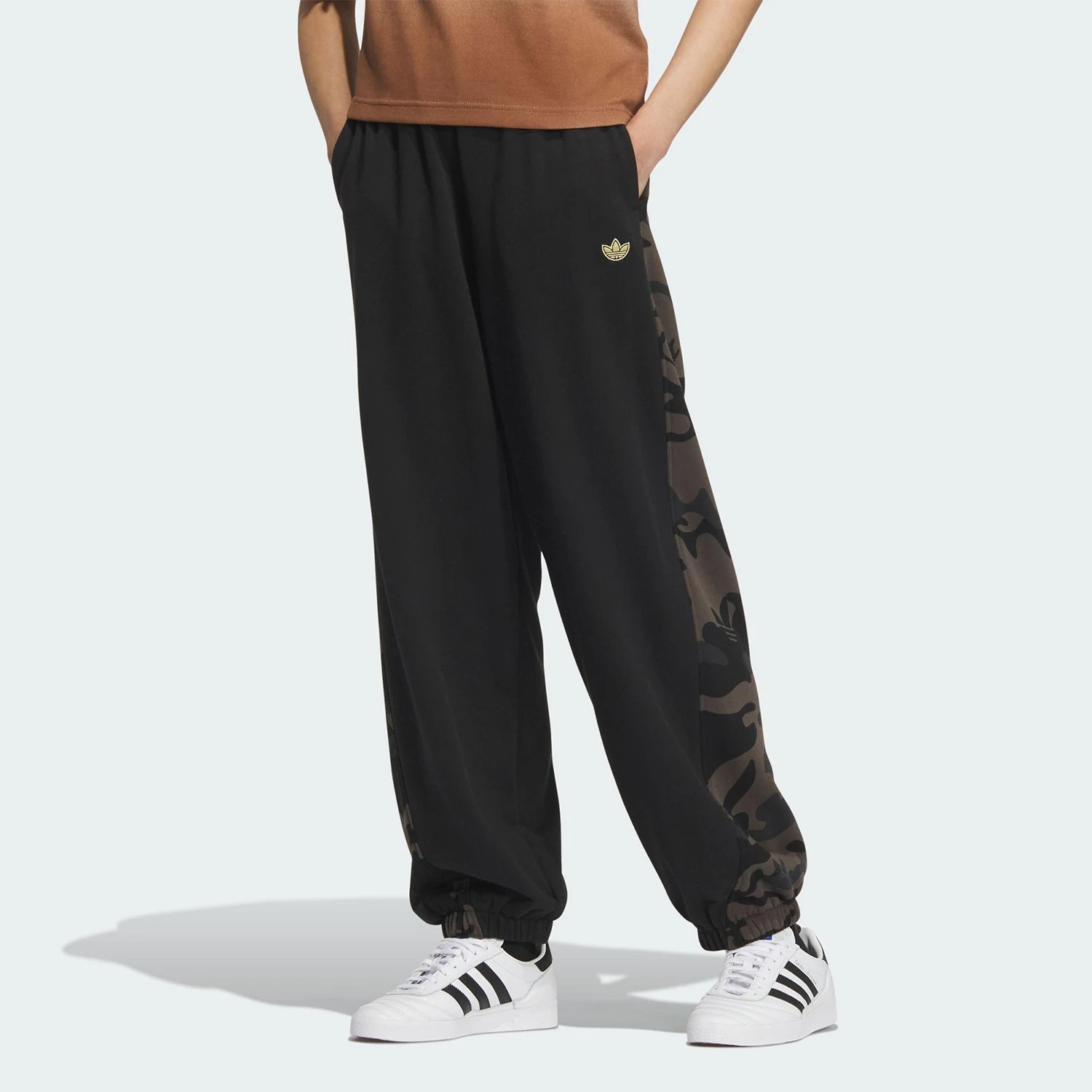 

Adidas оригинальные женские повседневные камуфляжные лоскутные спортивные штаны KB1926