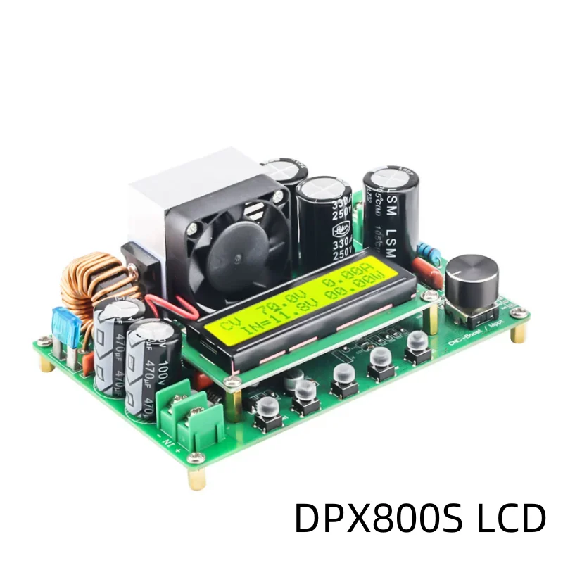 جديد الأصلي DPX800S شاشة الكريستال السائل DC-DC NC CV CC الداعم وحدة CNC دفعة 12 فولت ~ 120 فولت 0-15A قابل للتعديل الشمسية MPP شحن