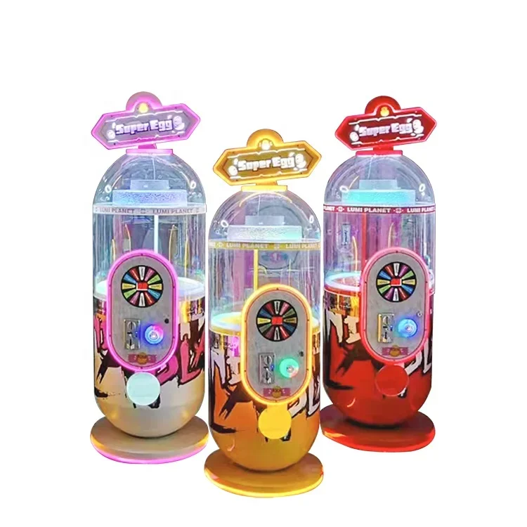 Popular Kids Coin Operated Game Machine Prize Toys Capsules Machine Gacha Gashapon Vending Machine