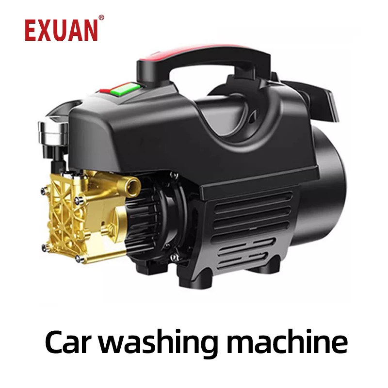 Car Washer High Pressure 220V Household Car Washing Machine High Power Car Brush Super Power Booster Pump Cleaning Machine 800W