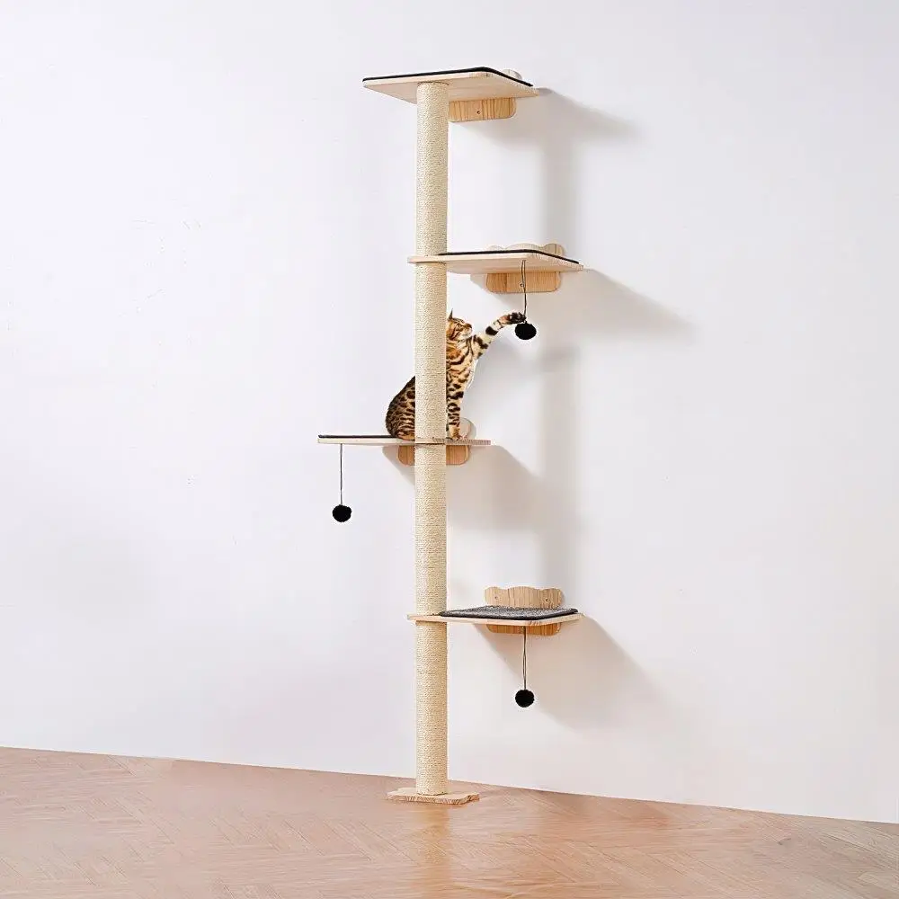 

Aliexpress product title suggestion: Cat Tree Shelf Wall Mountable Wooden Platform Modern Design Cat Furniture