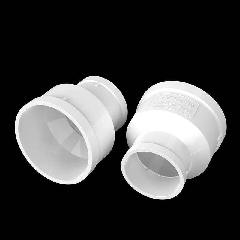 Picture 4: 1~2pc PVC Reducing Straight Connector Drain Pipe Adapter Drainage Fittings Garden Irrigation Water Tube Jointor 75*50~400*160mm
