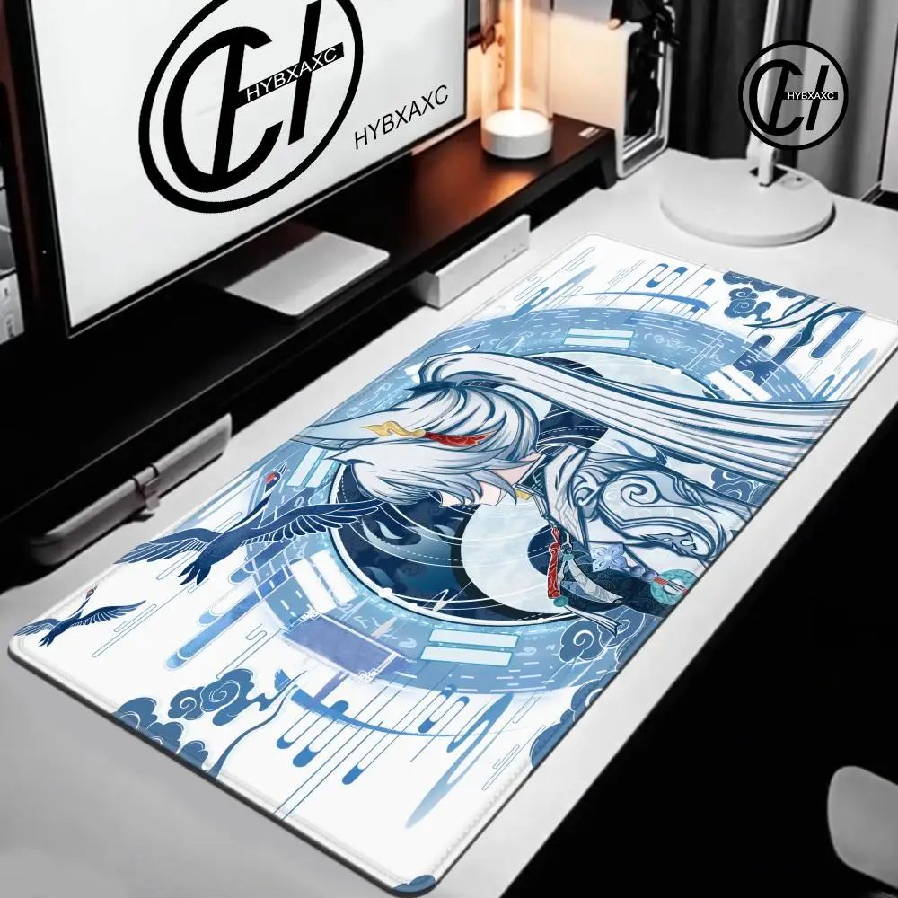 

Honkai Star Rail feixiao Mousepad Love Pink Anime Girl Desk Mat HD Print Keyboard Mats Mouse Pad Computer 900x400mm Accessories