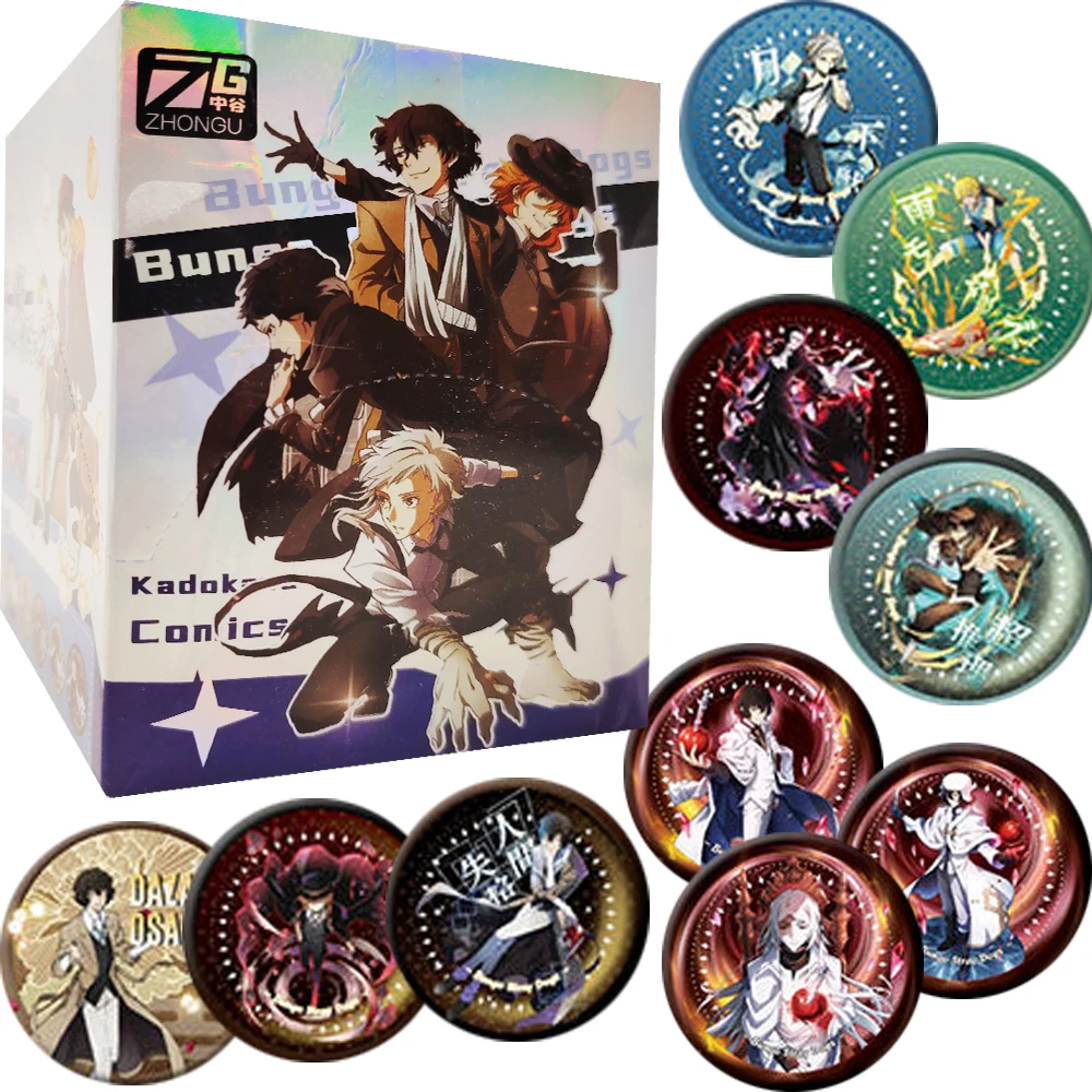 

Japanese Anime Bungo Stray Dogs Exquisite Brooch Popular Characters Cartoon Q-version Bag Jacket Decor Accessories Festival Gift