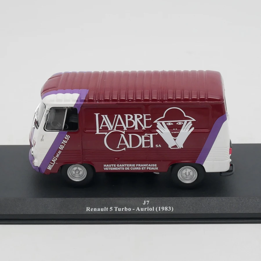 Ixo-Diecast Liga J7 5 Turbo Auriol 1983 Van Transporte Veículo Brinquedos, Classics modelo carros, Adulto Lembrança Presentes, Escala 1:43