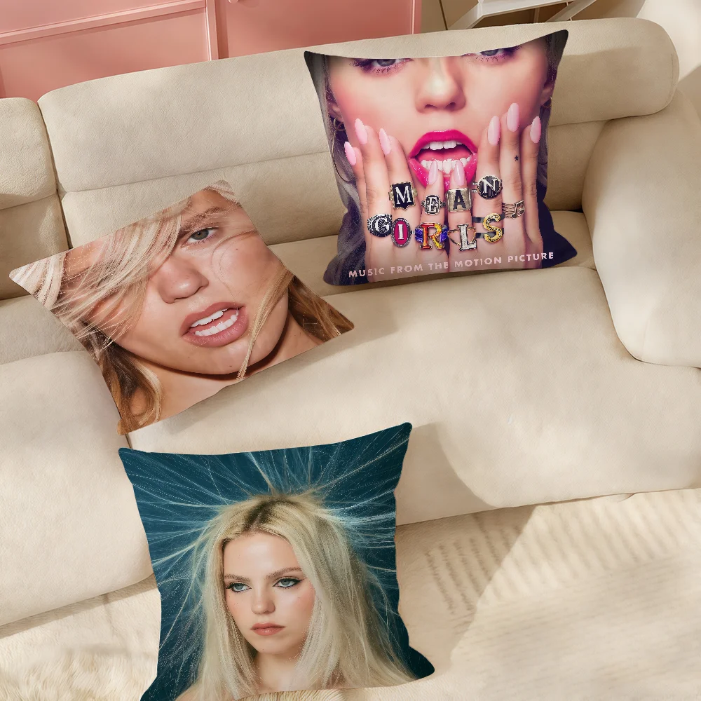 Singer R-renee Rapp Bite Me Pillow Case Suitable For Bedrooms Living Rooms Cars Home Decoration