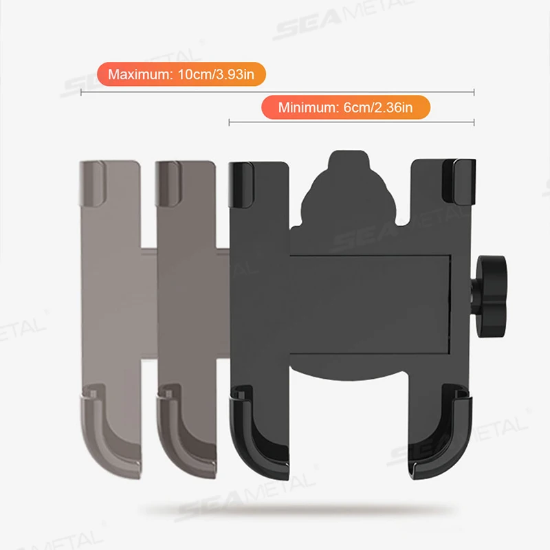 حامل هاتف عاكس للرؤية الخلفية للدراجات النارية ، حامل الهاتف المحمول ، مرآة الرؤية الخلفية للدراجة الكهربائية ، دعم هاتف قابل للتدوير