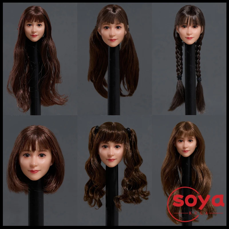 

Z6TOYS ZC010 масштаб 1/6 Xiaoyou подвижные глаза голова резьба модель подходит для 12-дюймовой женский солдат фигурка тела