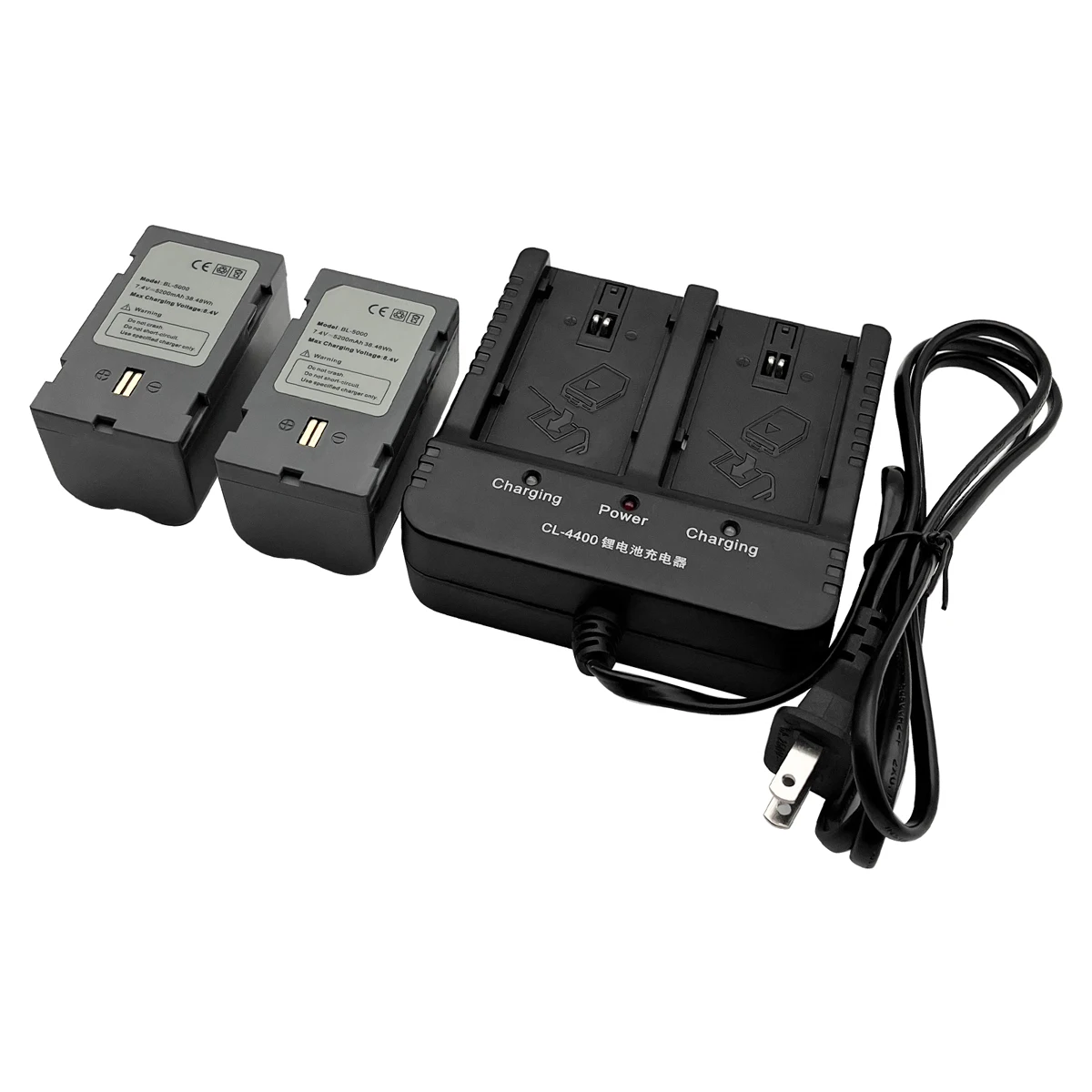 

2pcs BL-5000 battery & Charger CL-4400 for Hi-target