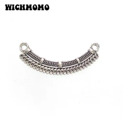 New Fashion 2pieces/bag 70mm Zinc Alloy  Necklace Porous Connector Charms Linker for DIY Jewelry Accessories