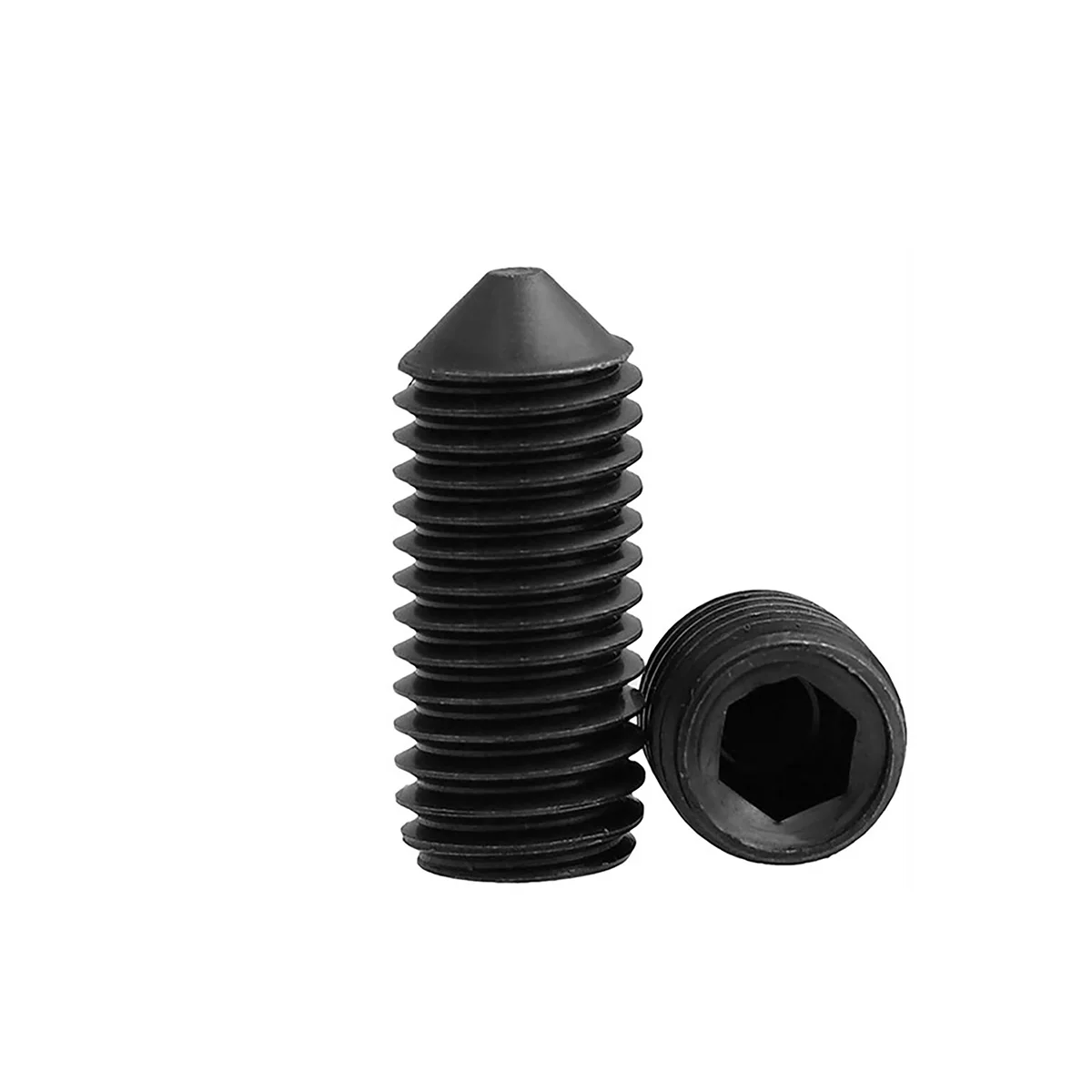 Grade 12.9 Hardened Headless Hexagon Socket Screw, Pointed Set Screw M3M4M5M6M8M10