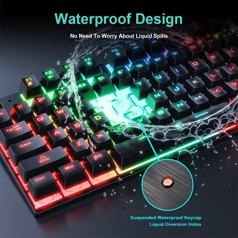 RGB-Hintergrundbeleuchtete Kab – Laptop Accessories Combo Set Bewertung und Preis