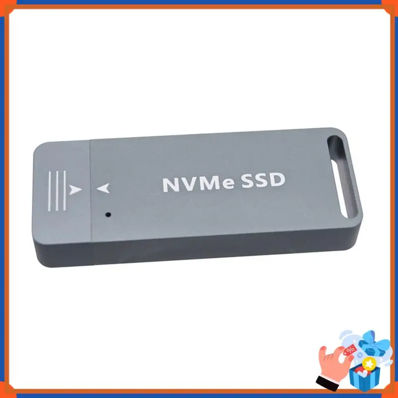 Compact M.2 SSD Case M.2 NVME SATA Double Protocol External Hard Drive Case USB3.2 GEN2 10Gbps SSD Enclosure Support 2230