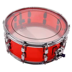 High Quality 14X5.5 Inch Acrylic Snare Drum Musical Instrument