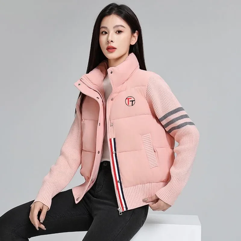 High Quality Authentic Golf Jacket for Women Golf Wear Winter 2024 Golf Padded Women Golf Clothes Korean GOLF Short Parkas Coat