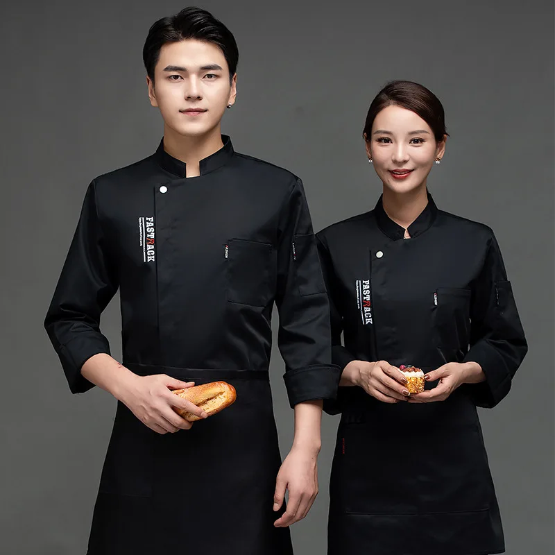 

Chef Overalls Men'S Long Sleeve Autumn And Winter Clothes Hotel Dining Restaurant Cake Baking Hot Pot Restaurant After Kitchen C