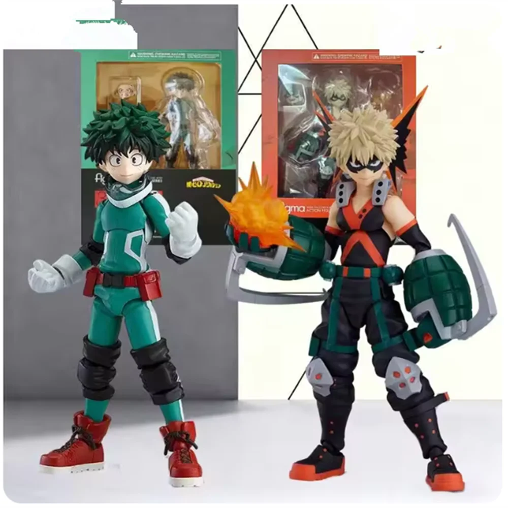 

Figma Katsuki Bakugo 443 Midoriya Izuku 323 Action Figure Figurine Collection Model Toy