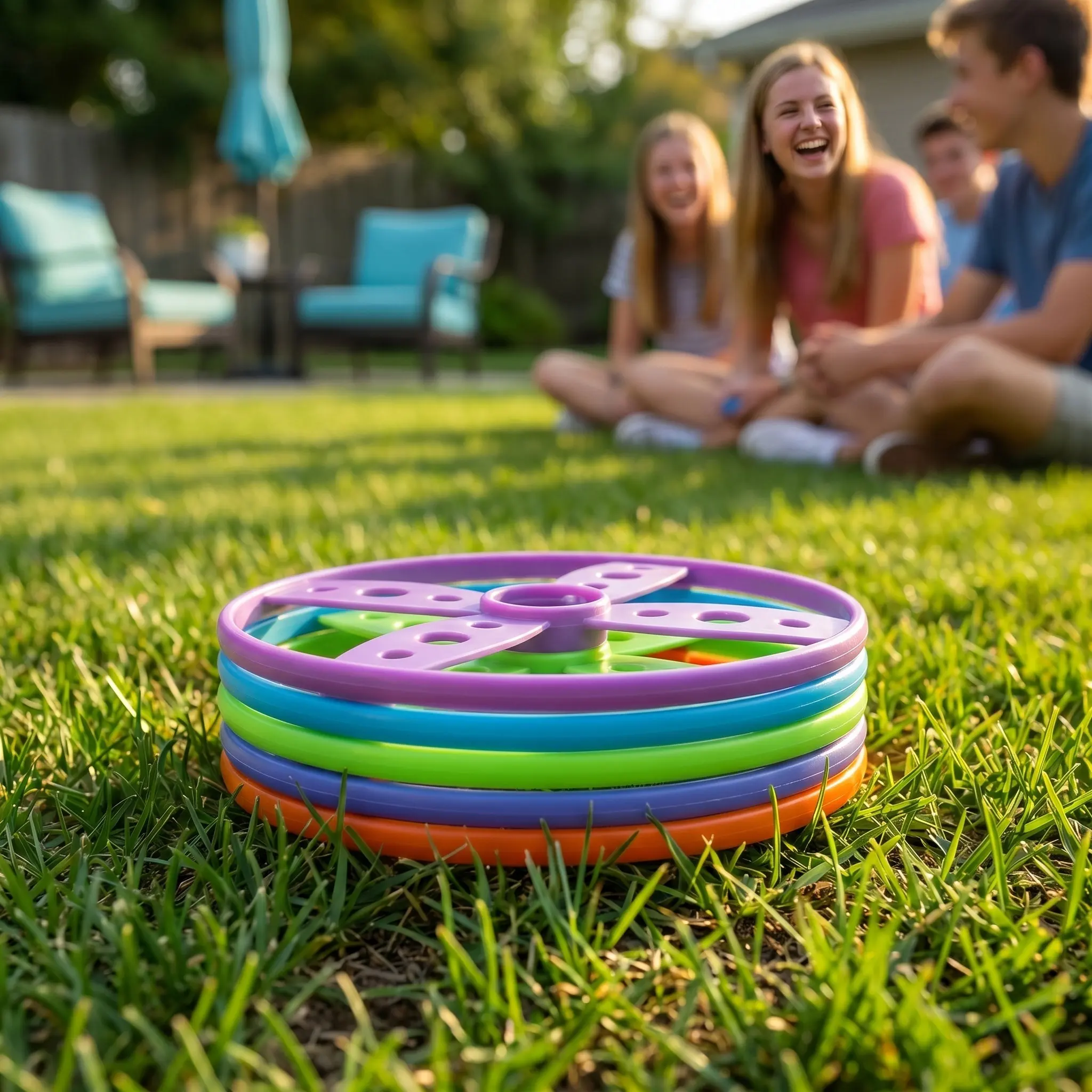 Flying Disc Supplement Set Large Capacity Vibrant Colors Compatible Handheld Flying Disc Outdoor Playground Game Children