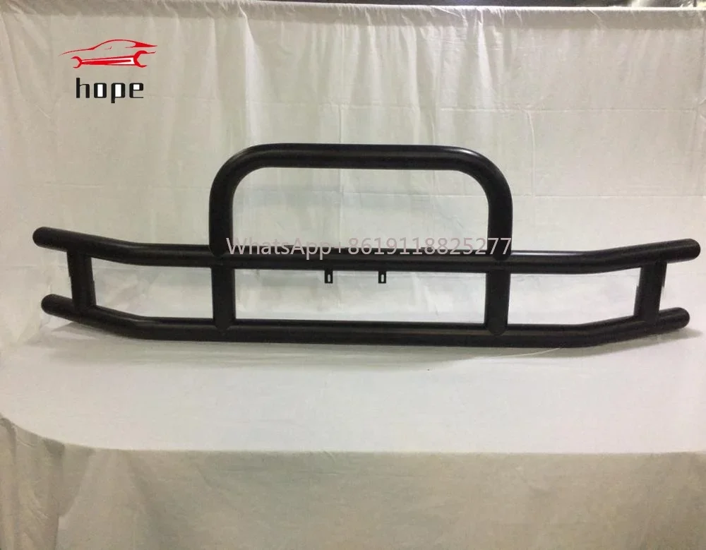 Powder Coated Black Grille deer bumper guards for the North American heavy duty truck VNL