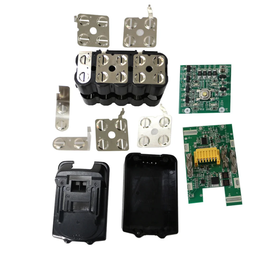 Imagem -05 - Caixa de Plástico Nesting Cell Protection Detection Protection Board Pcb para Makita 18v Bl1840 Bl1850 Bl1830 Bateria 2set