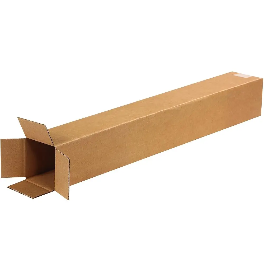 

Tall Corrugated Boxes, Tall, 4L x 4W x 28H, Pack of 25 | Shipping, Packaging, Moving, Storage Box for Home