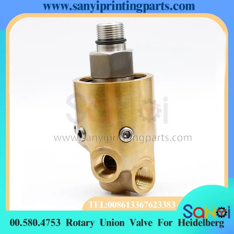 Válvula de união rotativa 00.580.4753 de melhor qualidade 157-410-201 para peças sobressalentes deslocadas de máquina Heidelberg