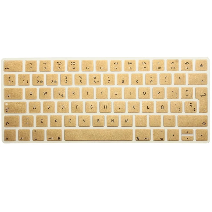 For iMac Magic Bluetooth Keyboard PC Computer Skin Protector Spanish Magic Keyboard Cover Silicone EU Euro ESP