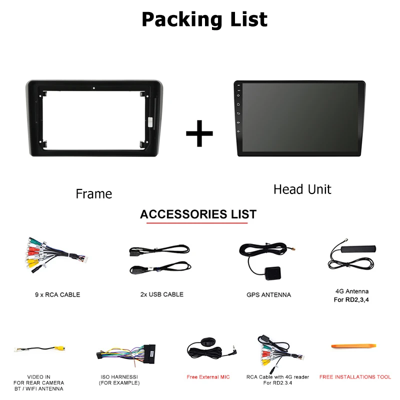 8 + 256G أندرويد 13 شريط فيديو عالمي لأودي A3 II 2 8P 2003 2013 S3 2 2006 2012 RS3 1 2011 2012 مع راديو سيارة نافي GPS #6