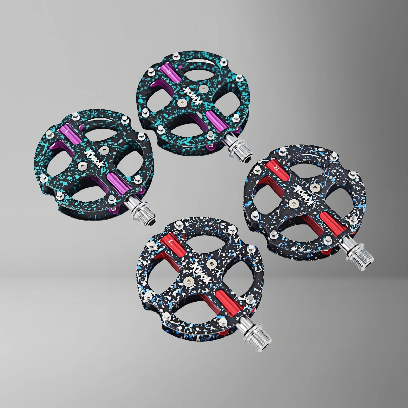 

Велосипедные педали Kwok 3, сверхлегкие дорожные педали из алюминиевого сплава, легкие велосипедные педали, нескользящие педали, велосипедная платформа