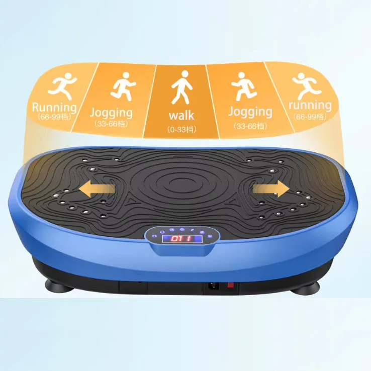 

Electric Portable Exercise Machine Full Body Shaker Vibration Stand Board for Sport Gym Weight Loss Fat Burner