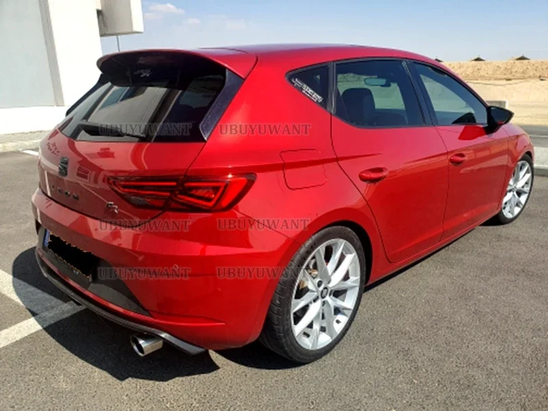 Für Seat LEON MK3 MK3.5 5F FR Style Heckspoiler 2012-2020 ABS-Material Heckdachspoiler Auto-Heckflügel-Dekoration – Detail 6