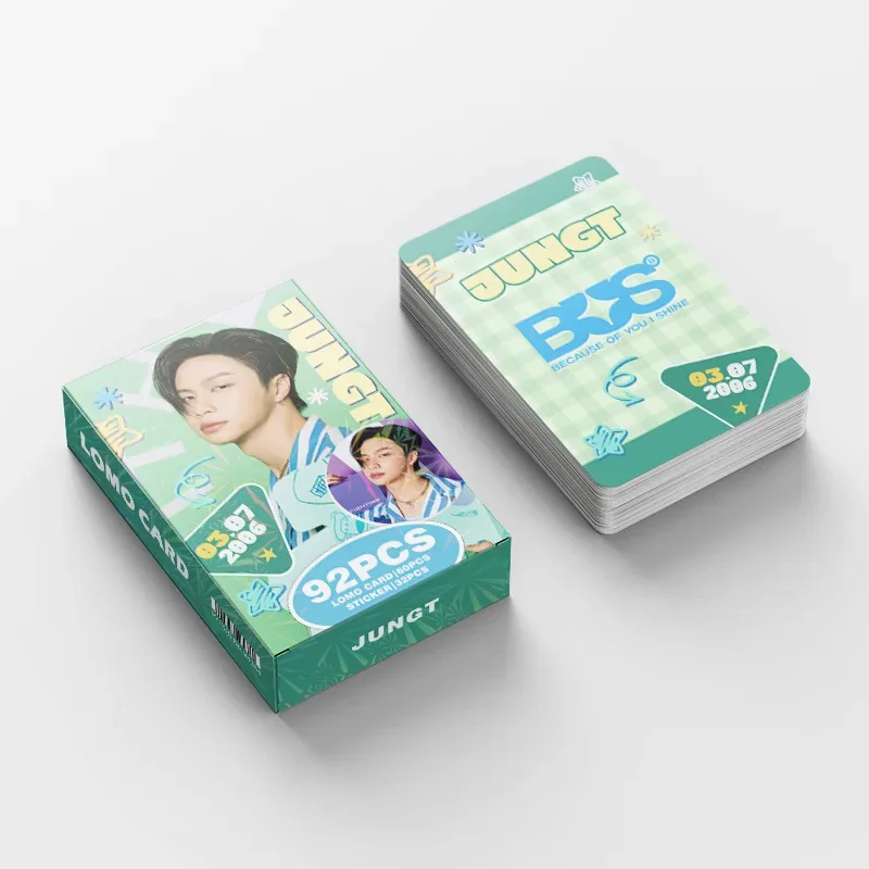 92pcs High-Definition Idol Portrait Photocards – Fan-Made Collection for JUNGT BUS Fans