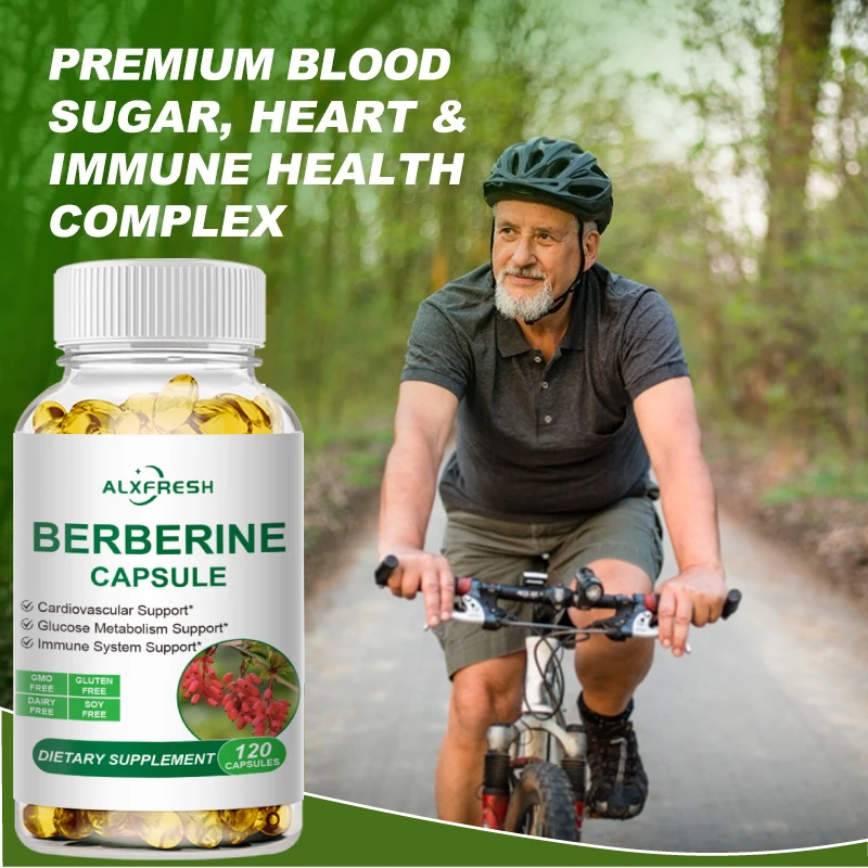 Berberine Extract 1500Mg for Promotes healthy cholesterol and Aids cardiovascular function Gastrointestinal Function Antioxidant