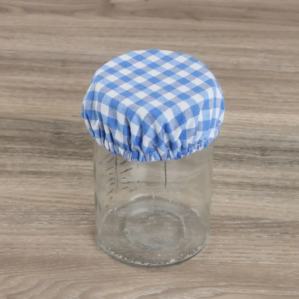 New Sourdough Starter Jar Covers Fit Jars Mouth from 8-10cm Elastic Cloth Fermentation Jar Lid Reusable Breathable Cloth Jar Lid