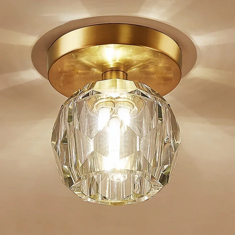 Modern K9 Crystal Ceiling Light for Living Room Bedroom Lighting Fixtures Home Decor Loft Industrial Lamp Suspension Luminarias