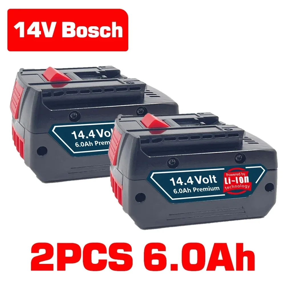 

Rechargeable Battery for Bosch Power tool 14.4V 10Ah for GBH GDR GSR 1080 DDS180 BAT614G Replacement Li-ion Battery Charger Set