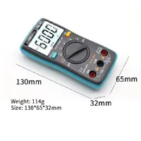ZOYI ZT101 Digital Multimeter Backlight AC/DC Ammeter 6000 counts AC/DC Ammeter Voltmeter Ohm Portable Meter voltage zt219