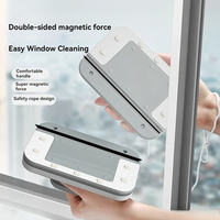 Glass cleaning artifact household building strong magnetic window cleaner double sided scraping window cleaning